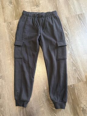 tek gear Black Cargo Sweatpants with Drawstring size M